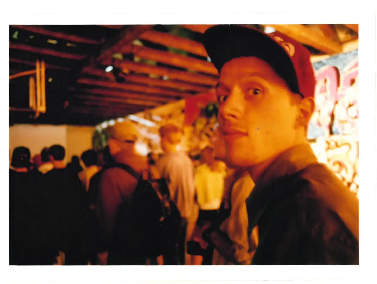 Andreas at the exhibition