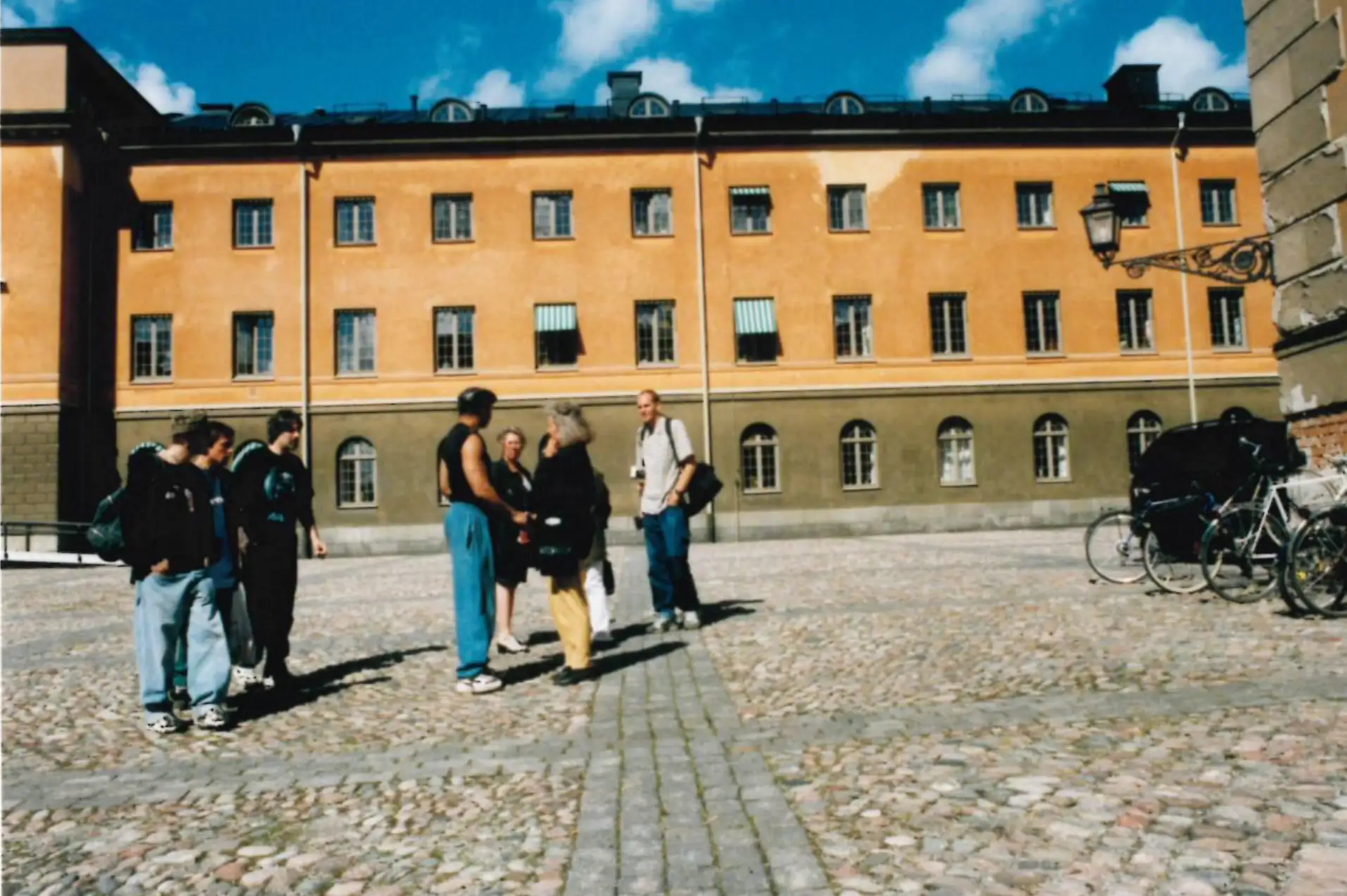 Meeting outside Östra Stallet