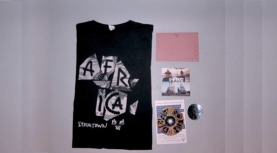 Afripedia x Stocktown merchandise
