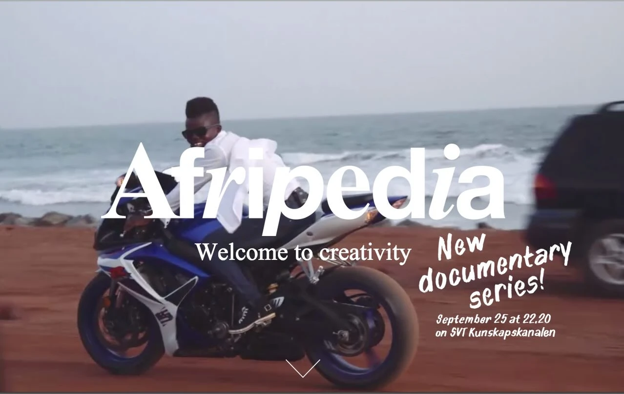 Afripedia documentary series title card